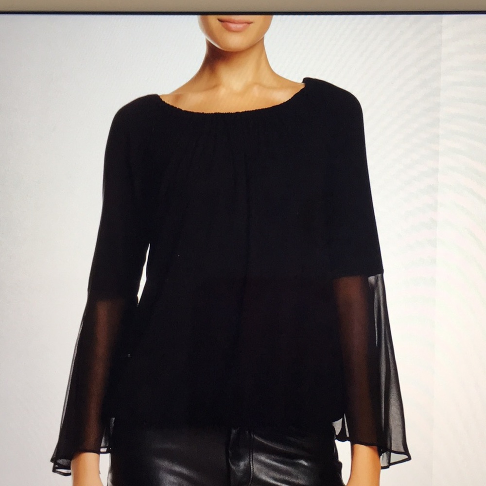 Vince Camuto Black Blouse